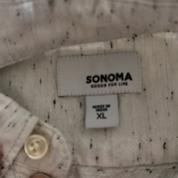 Mens Button down T Shirt - Picture 2 of 2